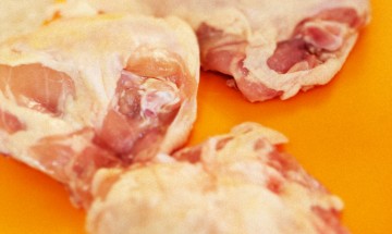 Raw chicken