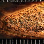 Cedar-Planked Salmon Cedar-Planked Salmon with Lemon-Pepper Rub and Horseradish-Chive Sauce