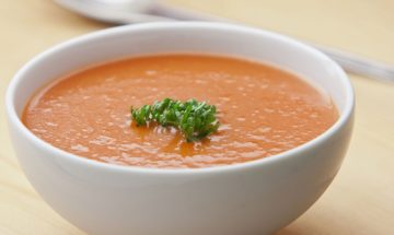 slow carb tomato basil soup